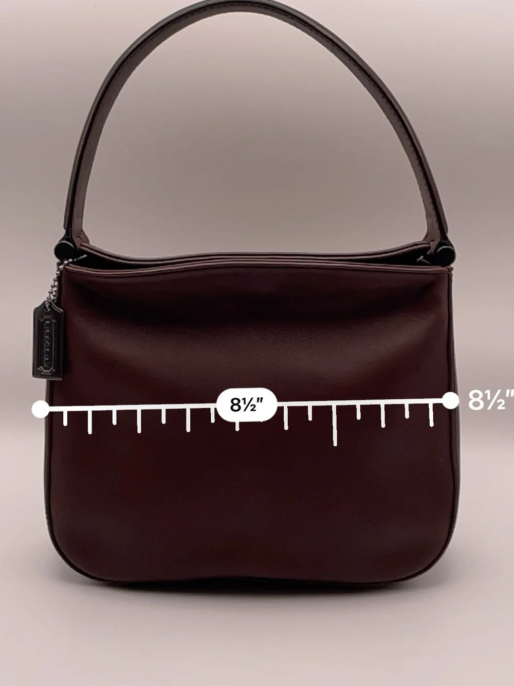 Vintage Coach Whitney Mini Hobo Bag 9181 Brown Glove Tanned Leather